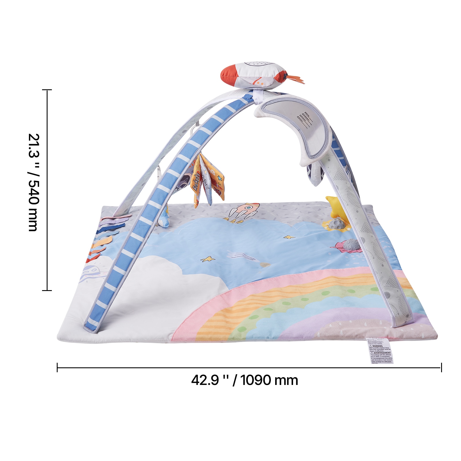 Baby Play Gym Mat For Tummy Time And Early Development Activities_voghion.com